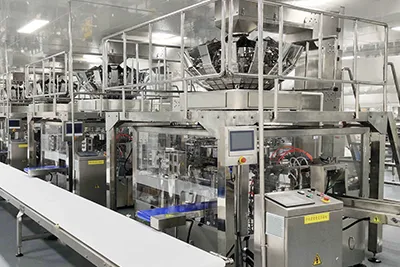 Sistema automático de envasado para galletas